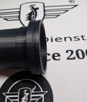 Preview: Zündapp Ansaugtrichter für Bing Vergaser, runde Schwimmerkammer TPU 517-10.114